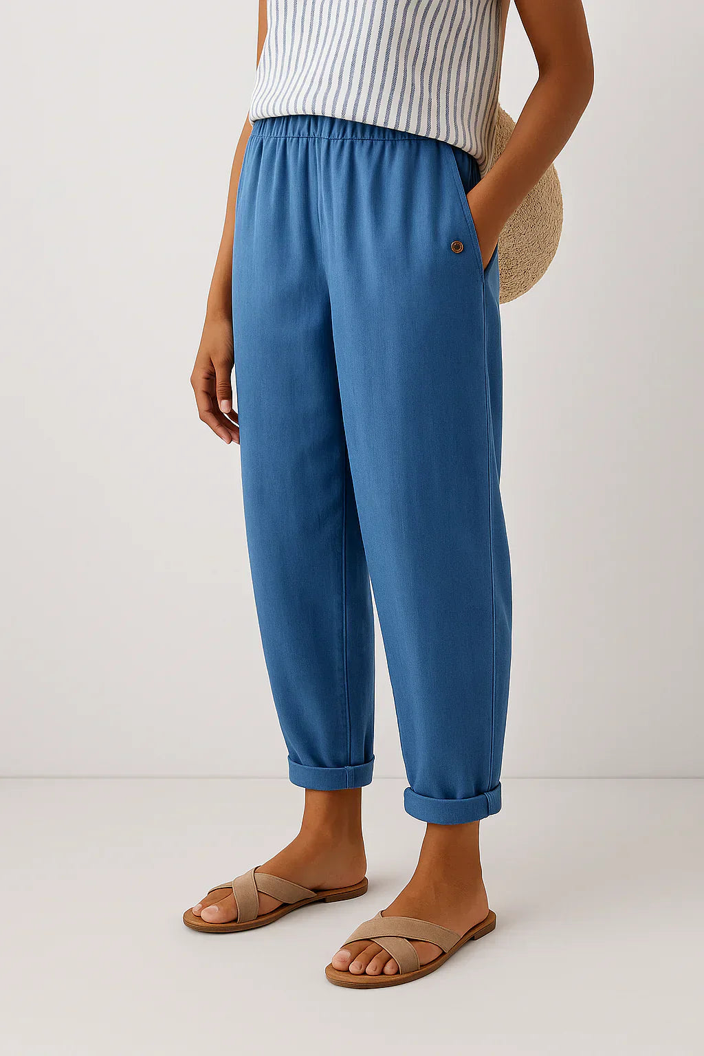Königsallee Atelier™| Leinen Hose