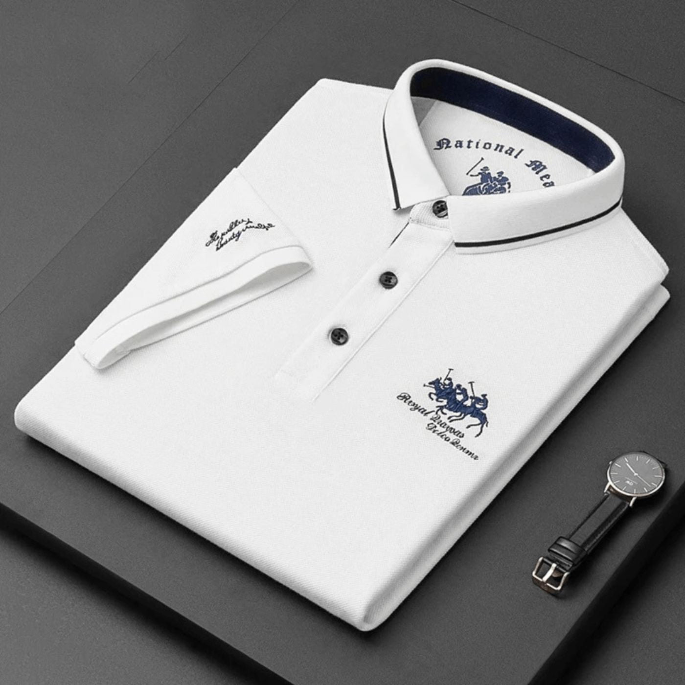 Königsallee Atelier™| Luxus-Poloshirt