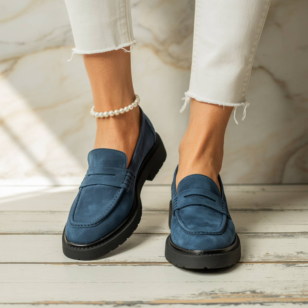 Königsallee Atelier™|Chunky Slip-On Loafers
