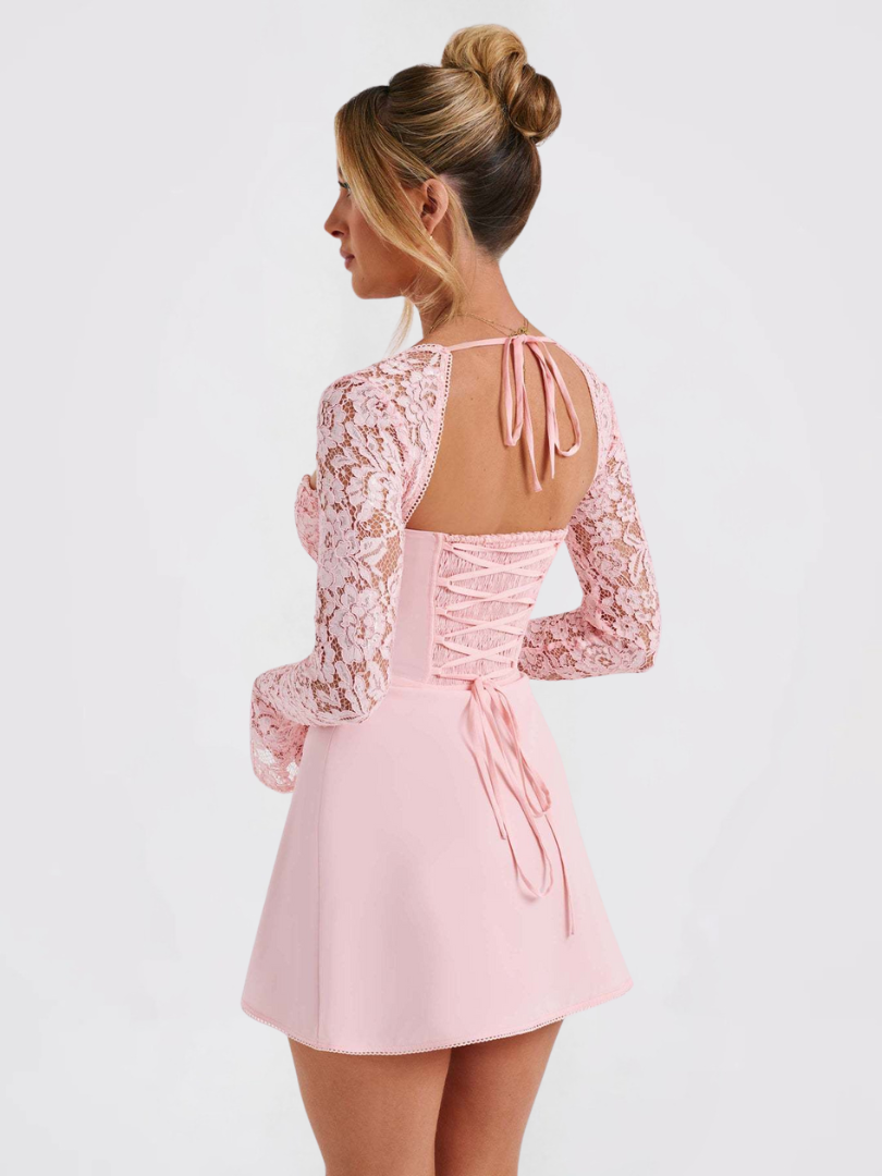 ANASTASIA | Kurzes Spitzenkleid Elegant