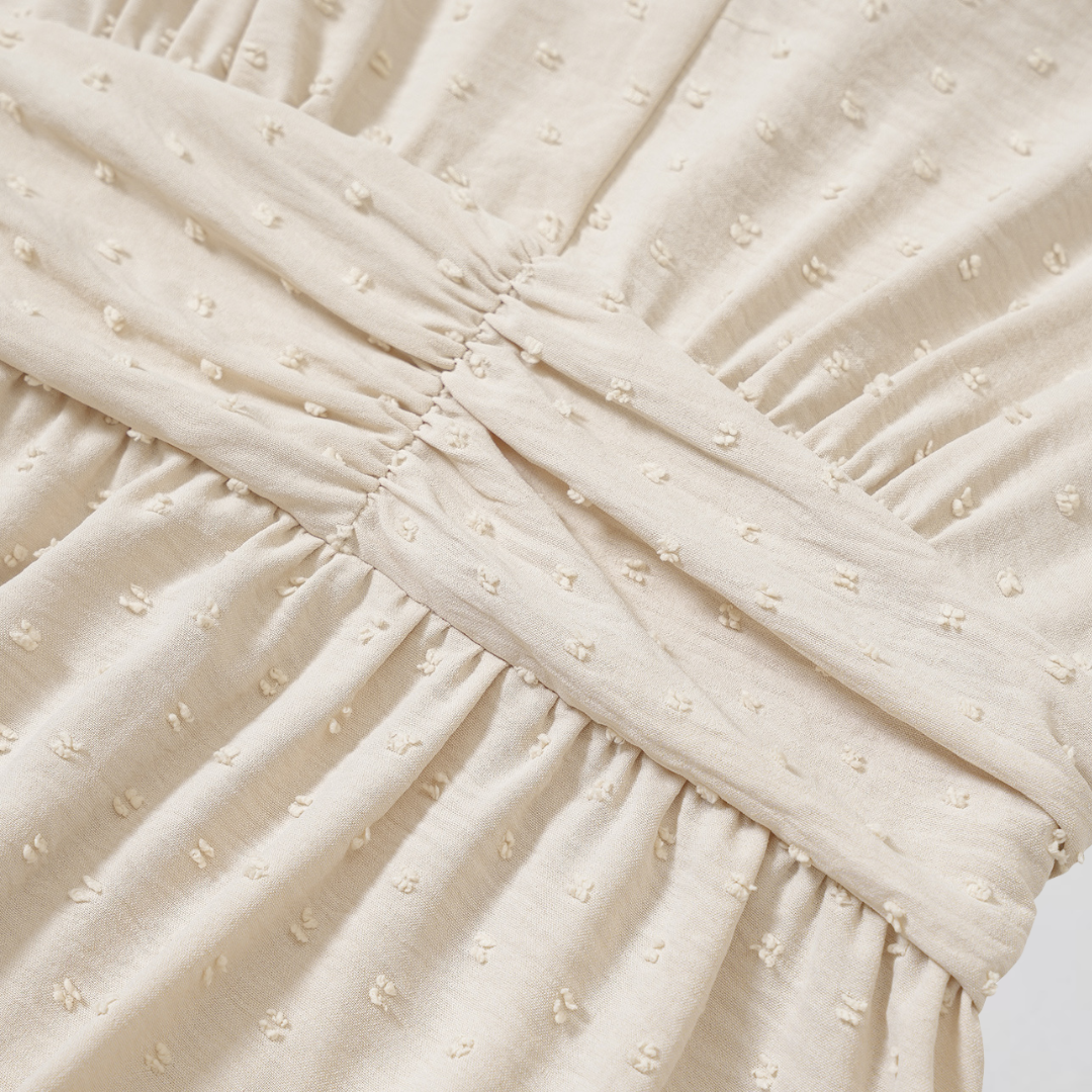 ARIA | Mittellanges Kleid mit V-Ausschnitt
