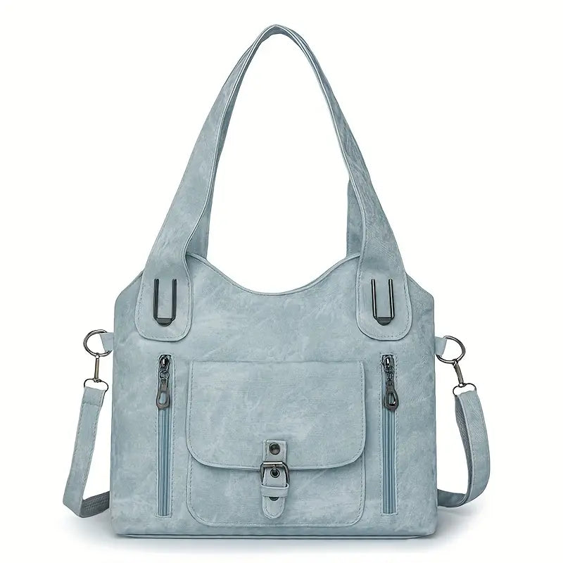 Emilia’s Geräumige Schultertasche im Retro-Stil