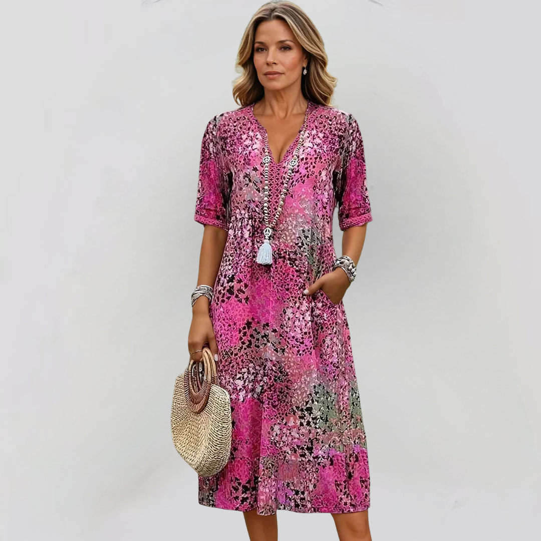 FRANCESCA | Lebhaftes Sommerkleid