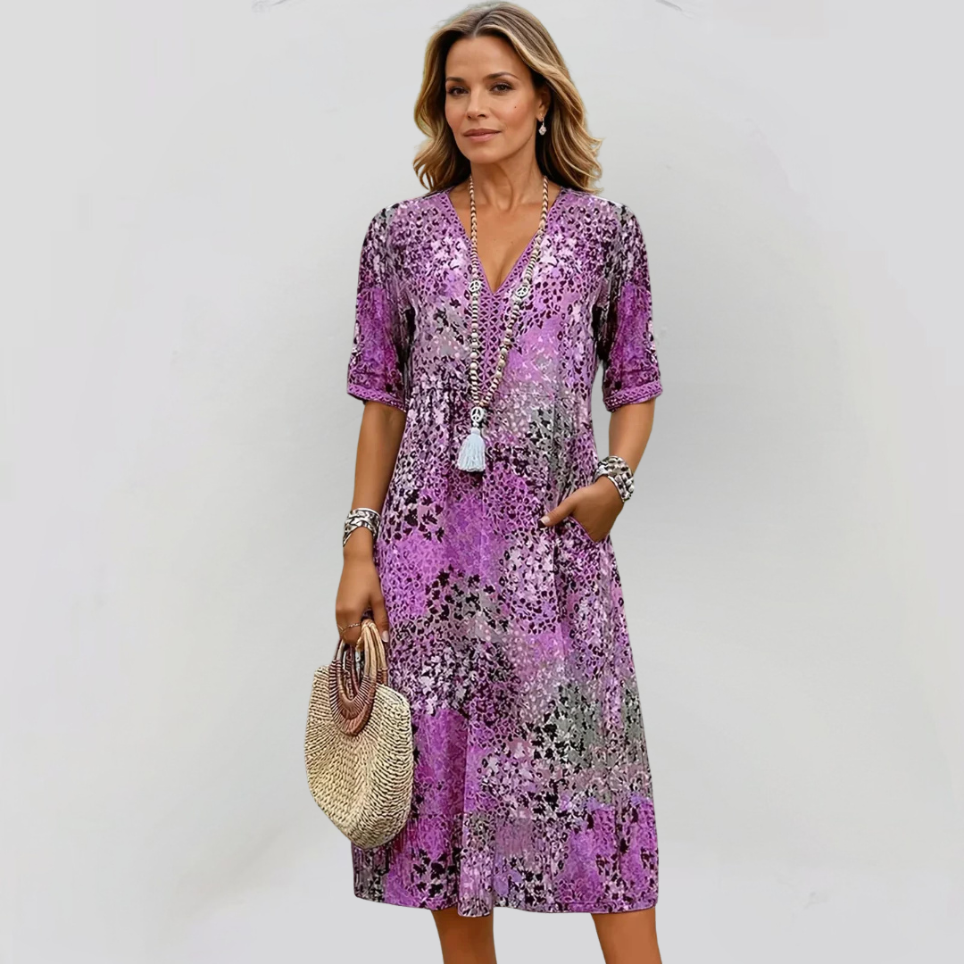 FRANCESCA | Lebhaftes Sommerkleid