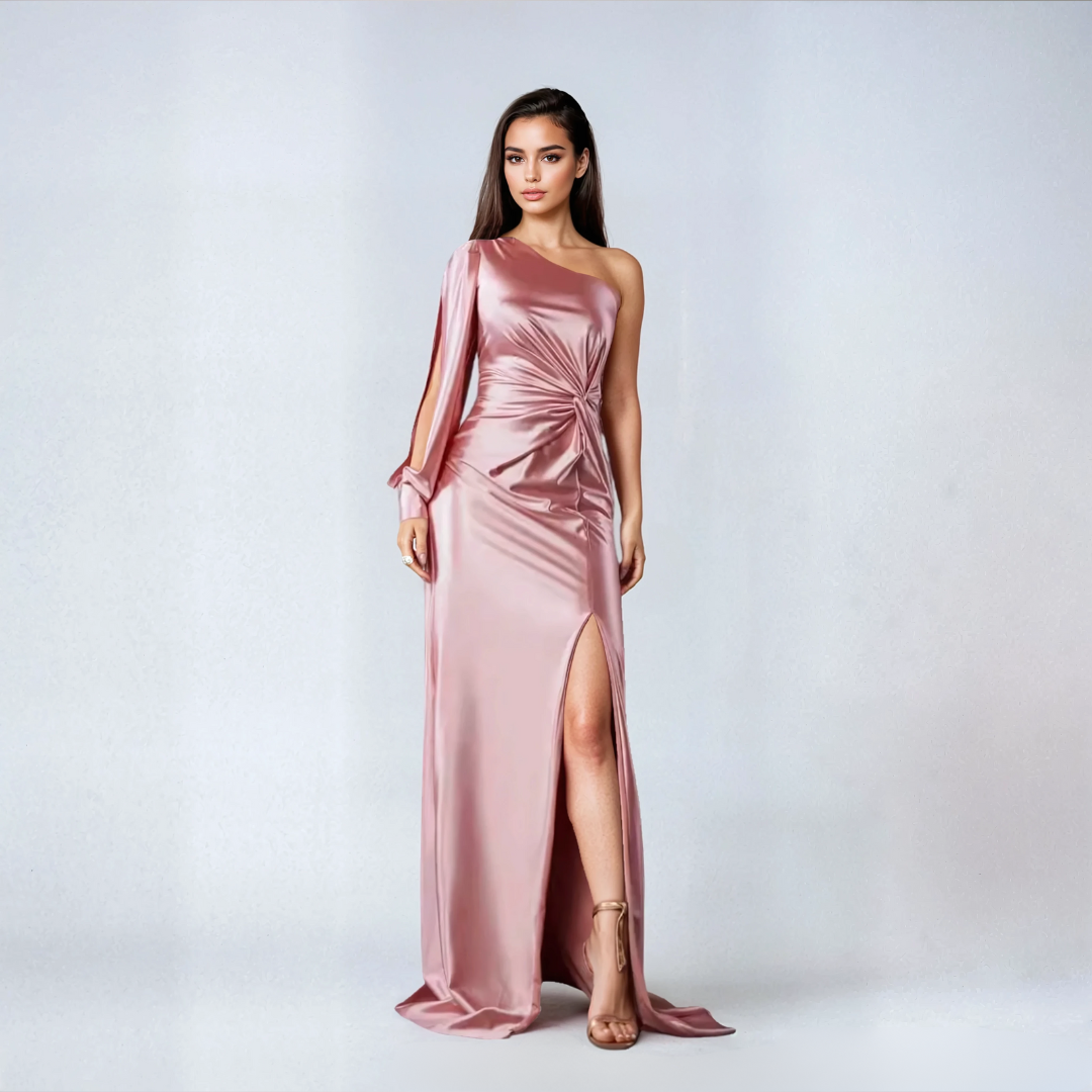 LEILA | Langarmkleid mit Zauber Effekten