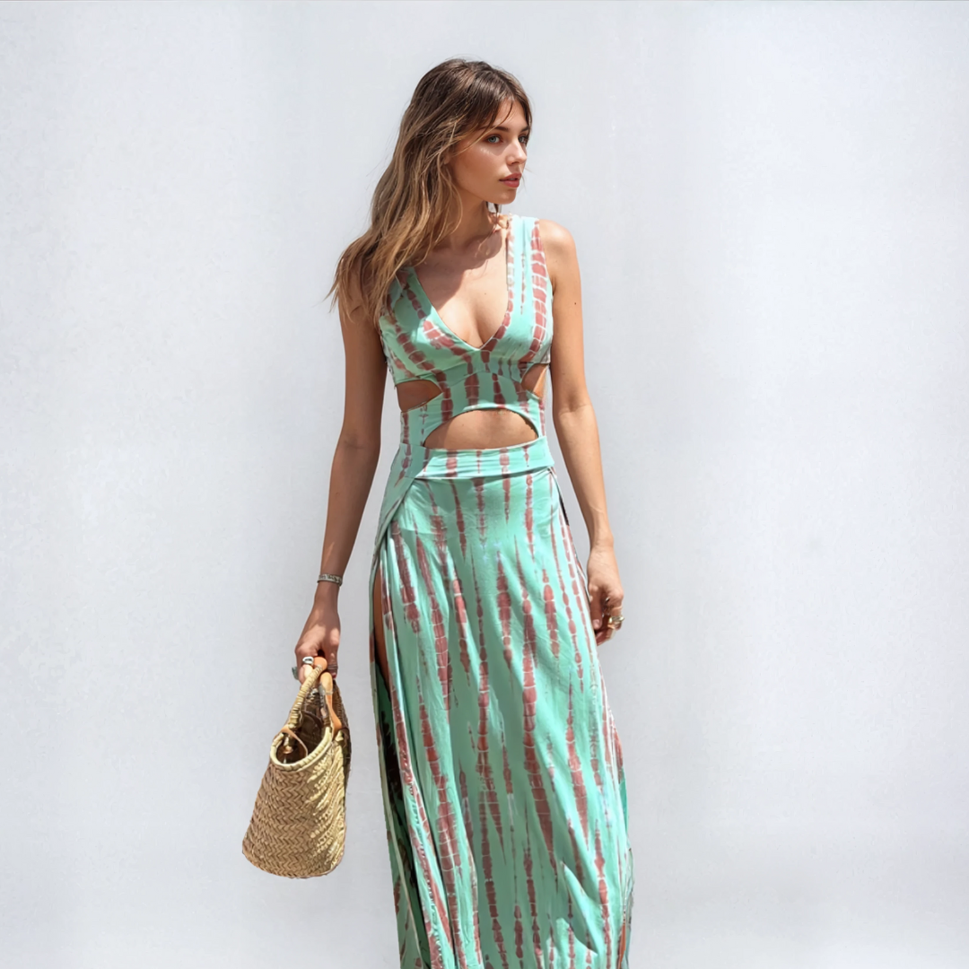 LUCE | Sommerkleid im Batik-Look