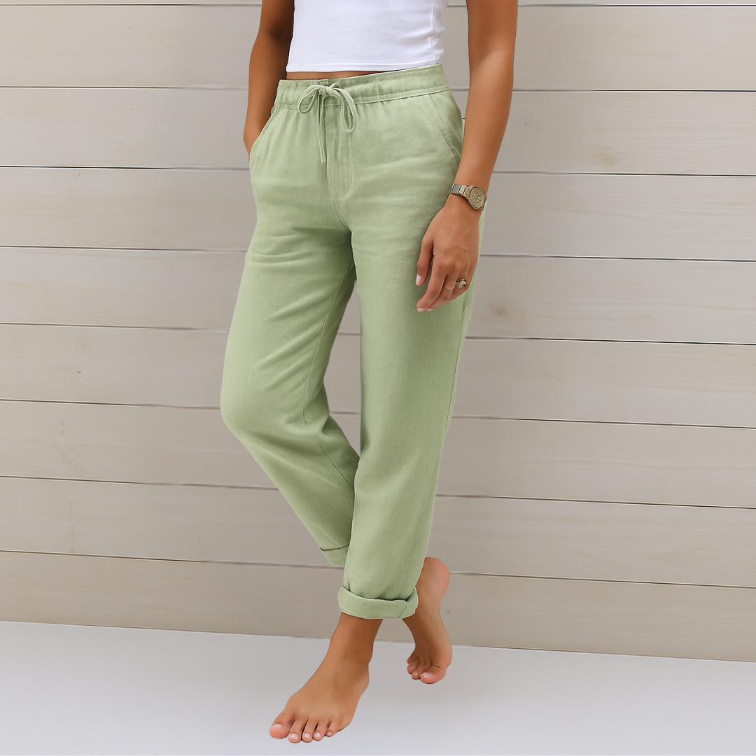 Königsallee Atelier™ |  Leinen Stretchhose