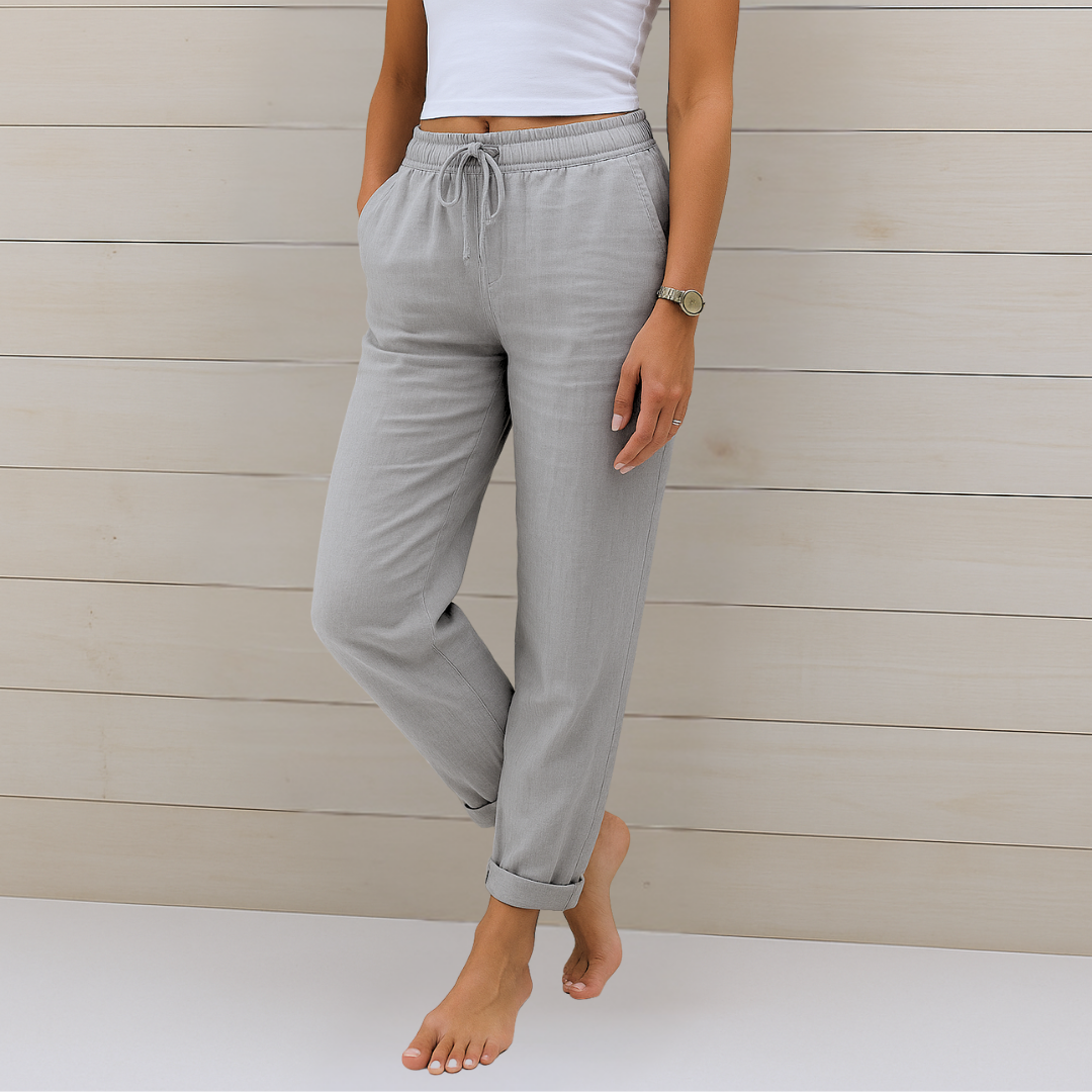Königsallee Atelier™ |  Leinen Stretchhose