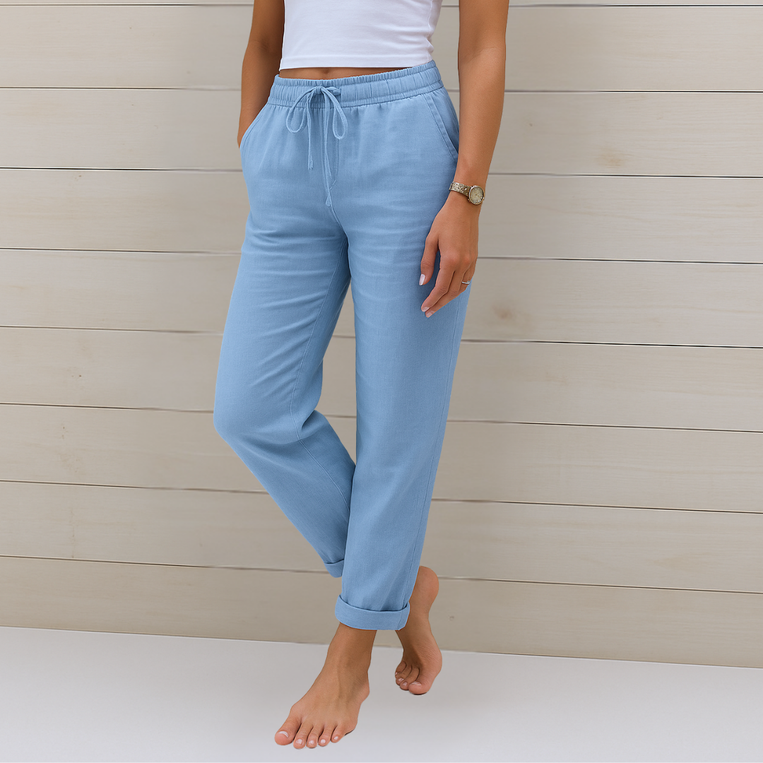 Königsallee Atelier™ |  Leinen Stretchhose