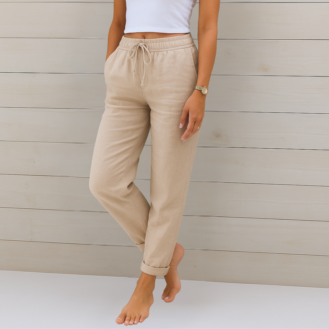 Königsallee Atelier™ |  Leinen Stretchhose