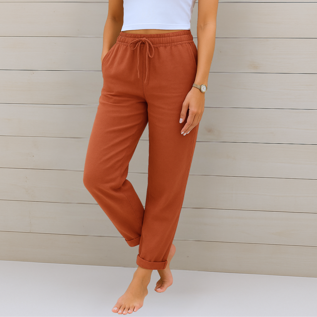 Königsallee Atelier™ |  Leinen Stretchhose