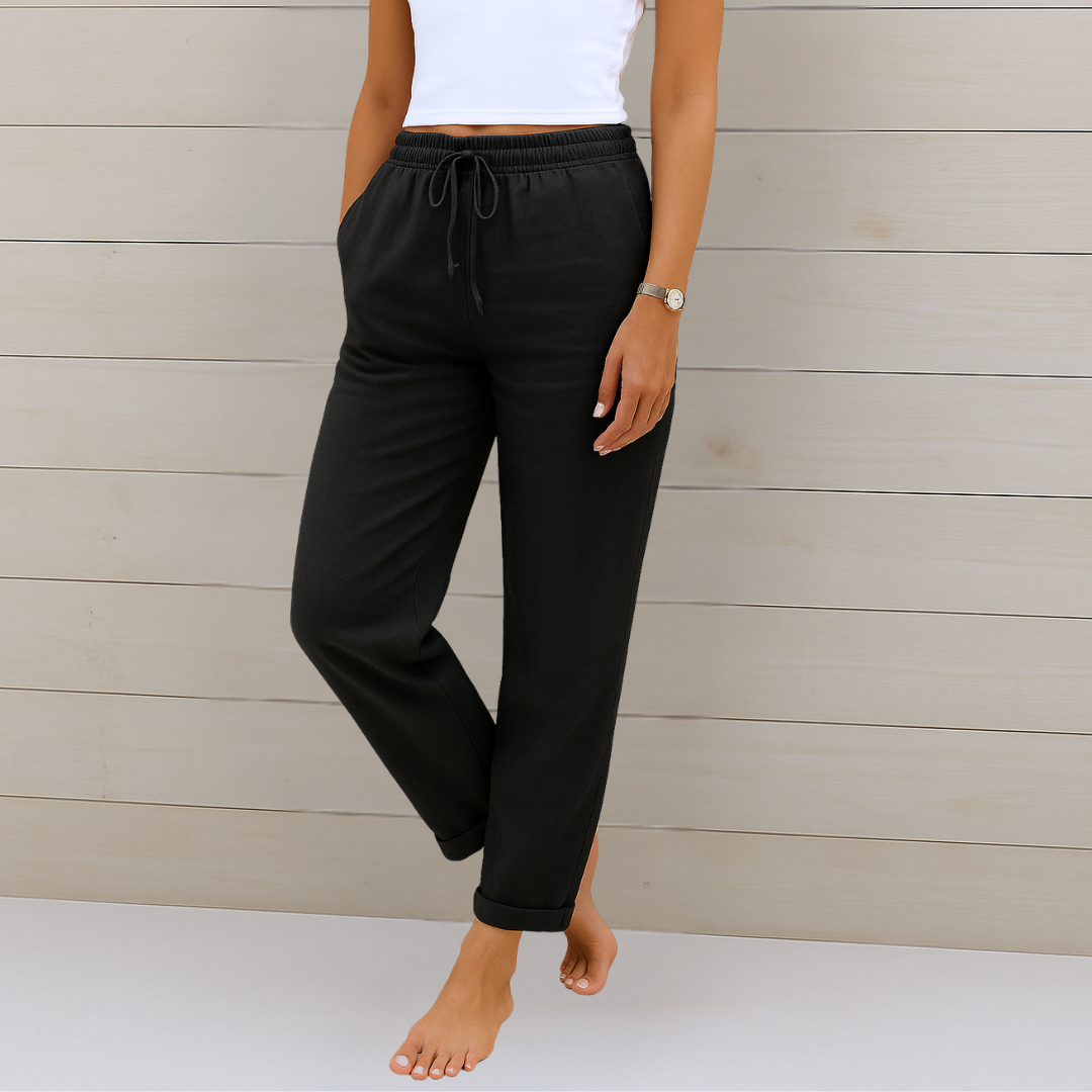 Königsallee Atelier™ |  Leinen Stretchhose