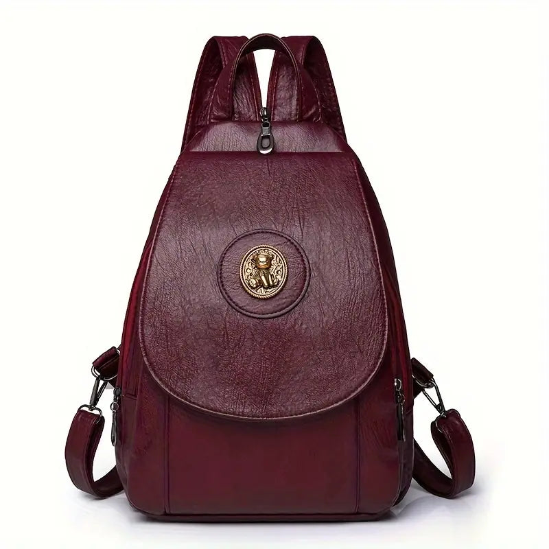 Mira’s Verstellbarer Retro-Rucksack im Denim-Look