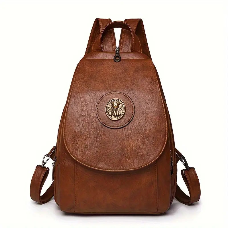 Mira’s Verstellbarer Retro-Rucksack im Denim-Look