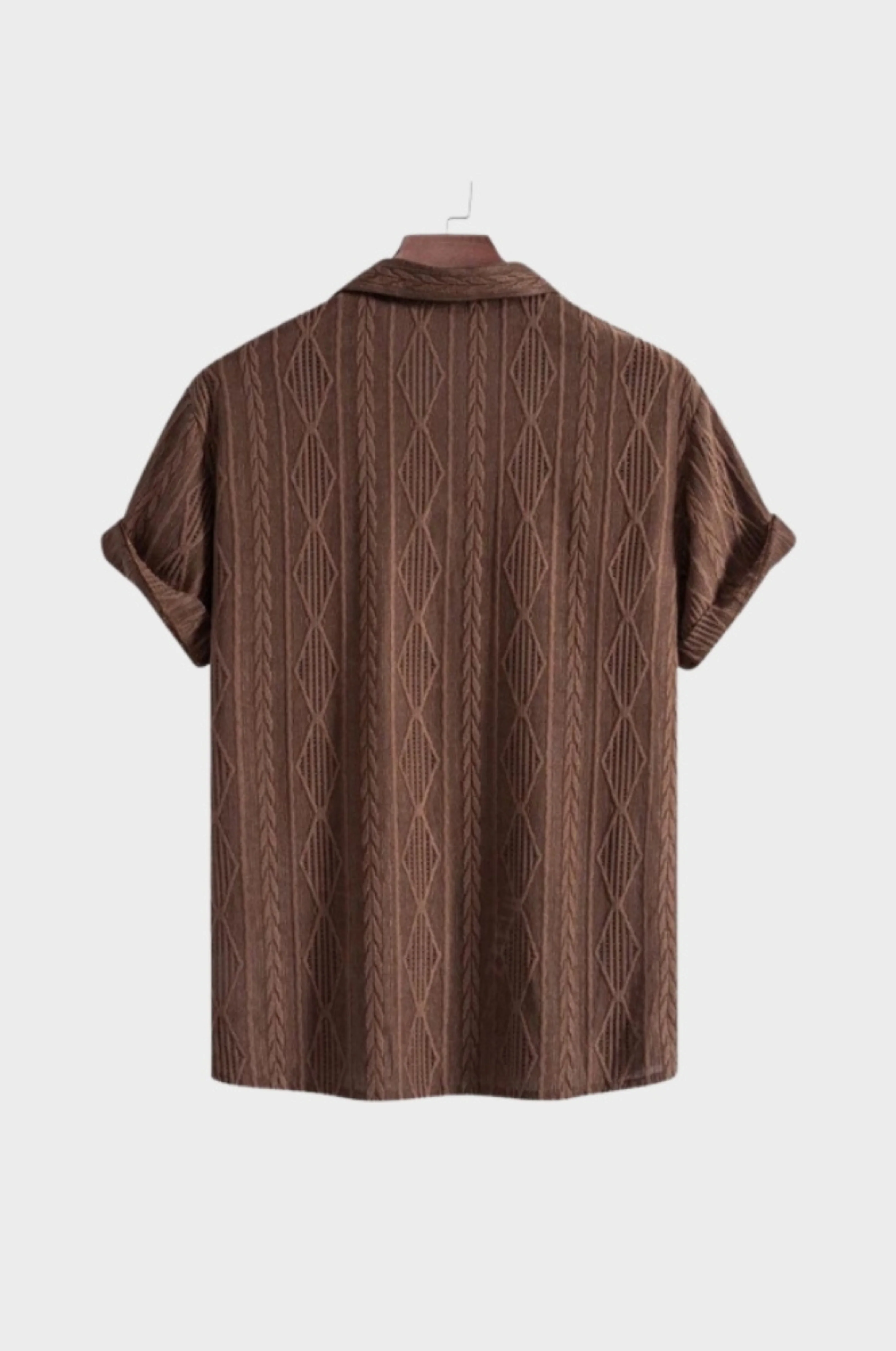 Königsallee Atelier™| Retro Patterned Linen Shirt