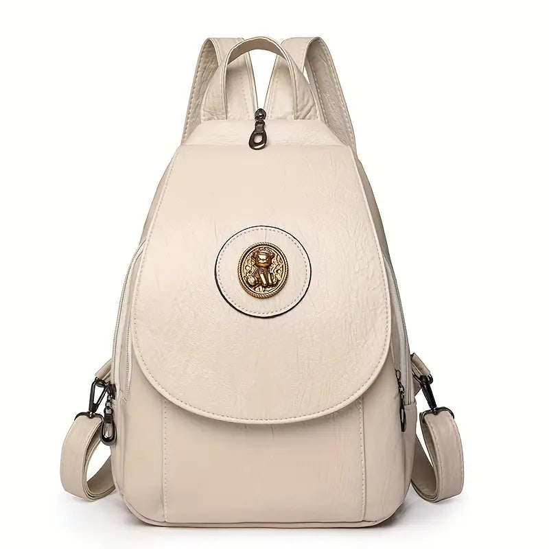 Mira’s Verstellbarer Retro-Rucksack im Denim-Look