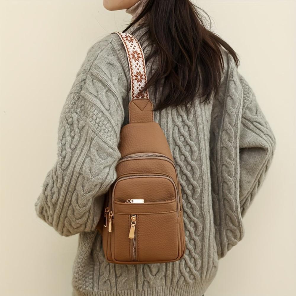 Hazel Vintage Chest Crossbody Tasche