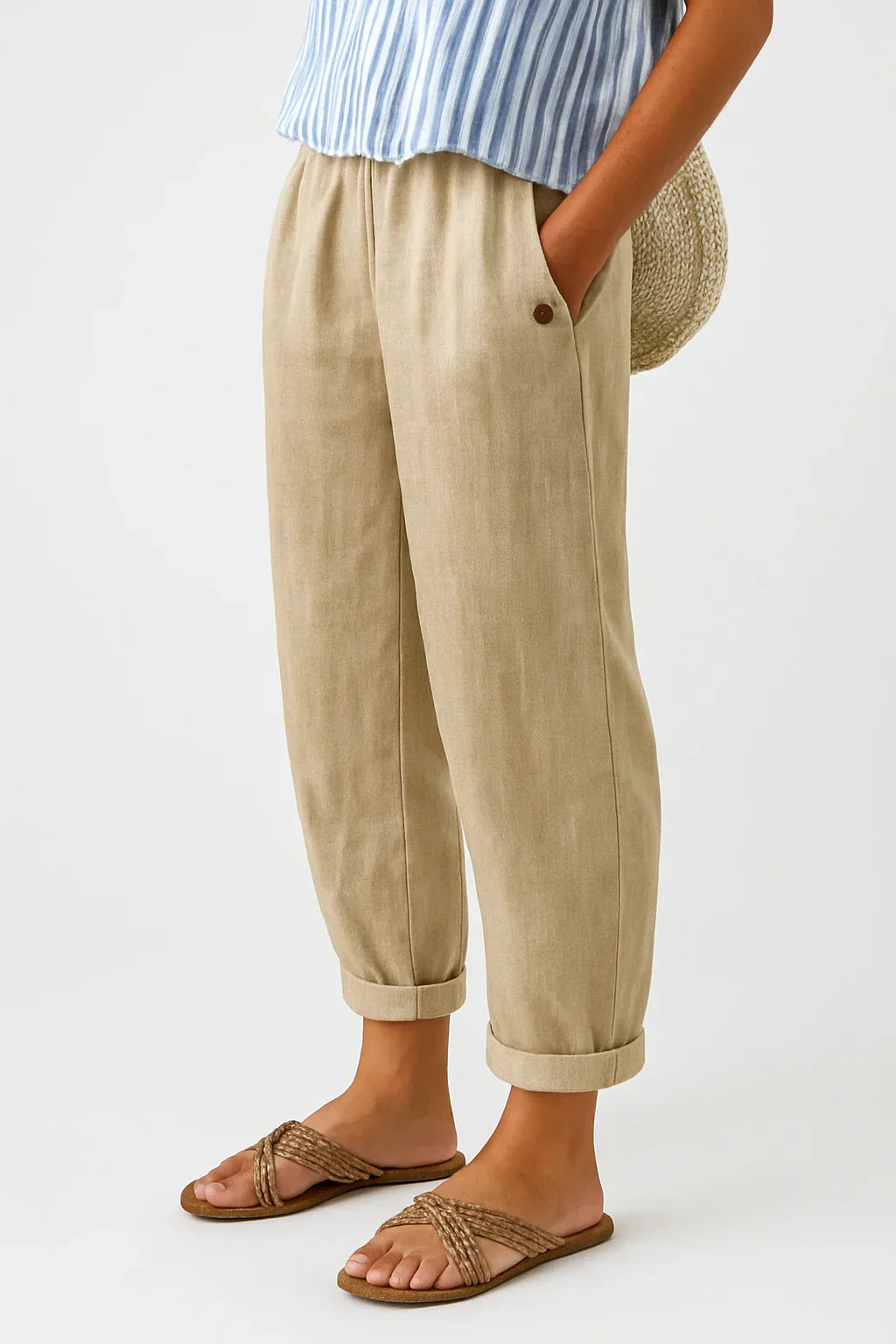 Königsallee Atelier™| Leinen Hose