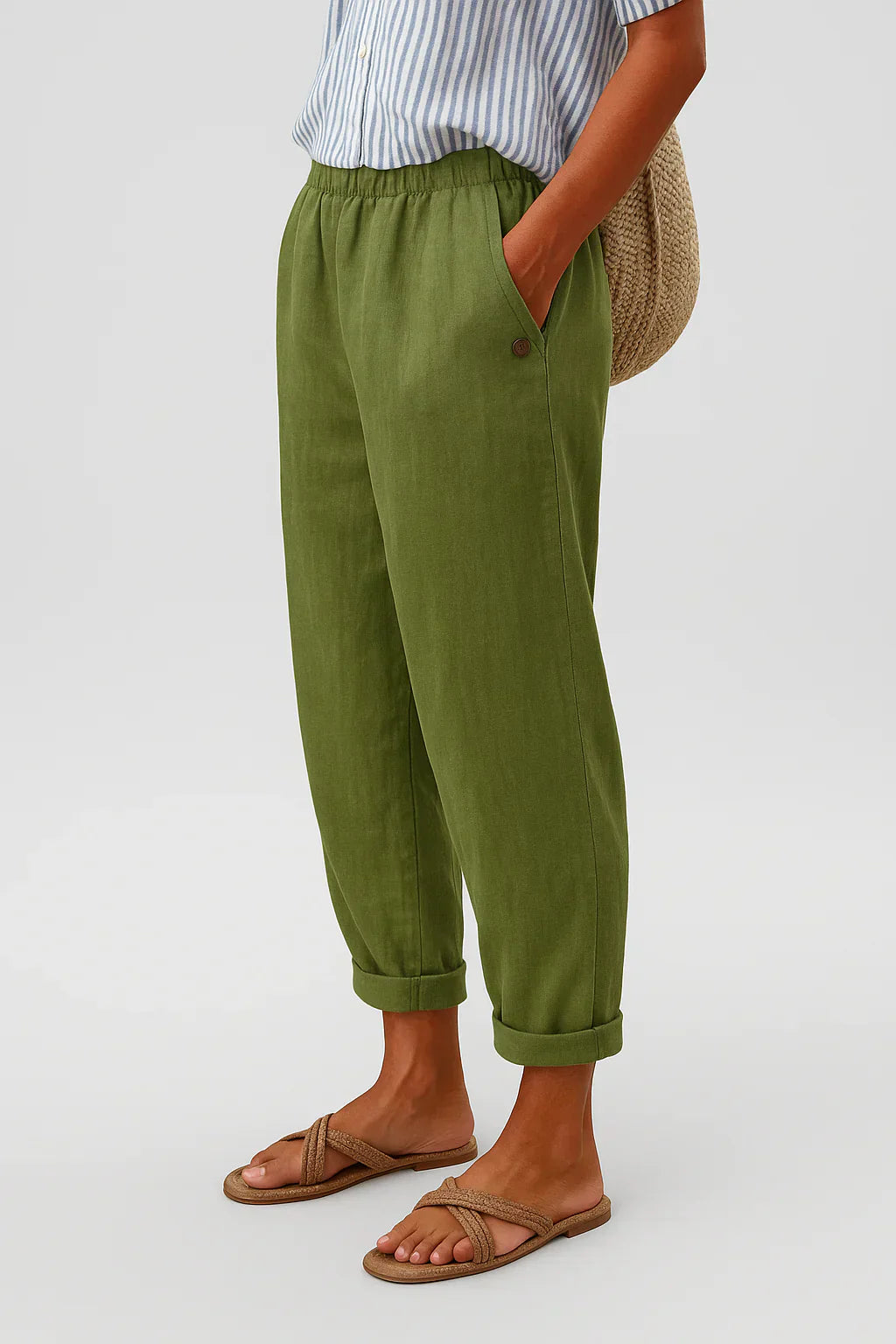 Königsallee Atelier™| Leinen Hose