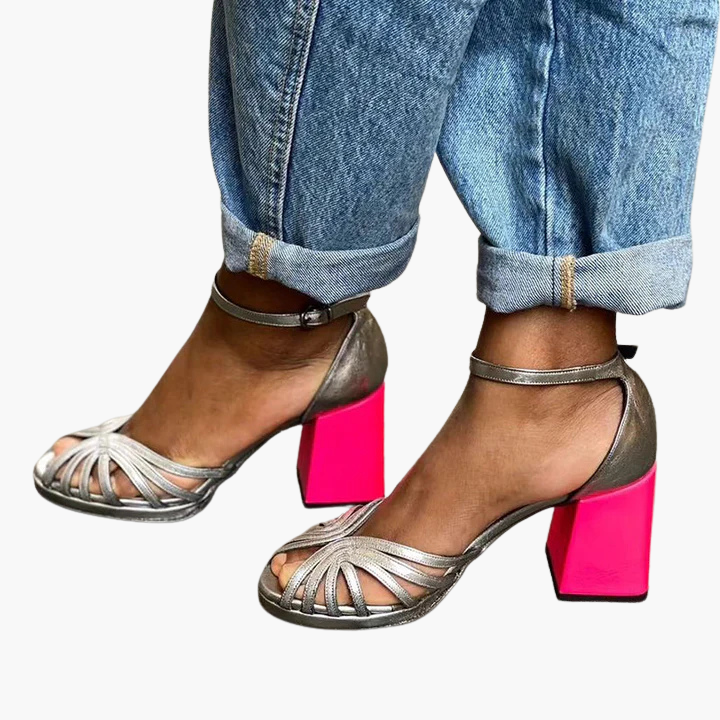 Seraphina  | Glänzende und bunte Sandalen