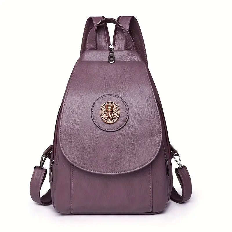 Mira’s Verstellbarer Retro-Rucksack im Denim-Look