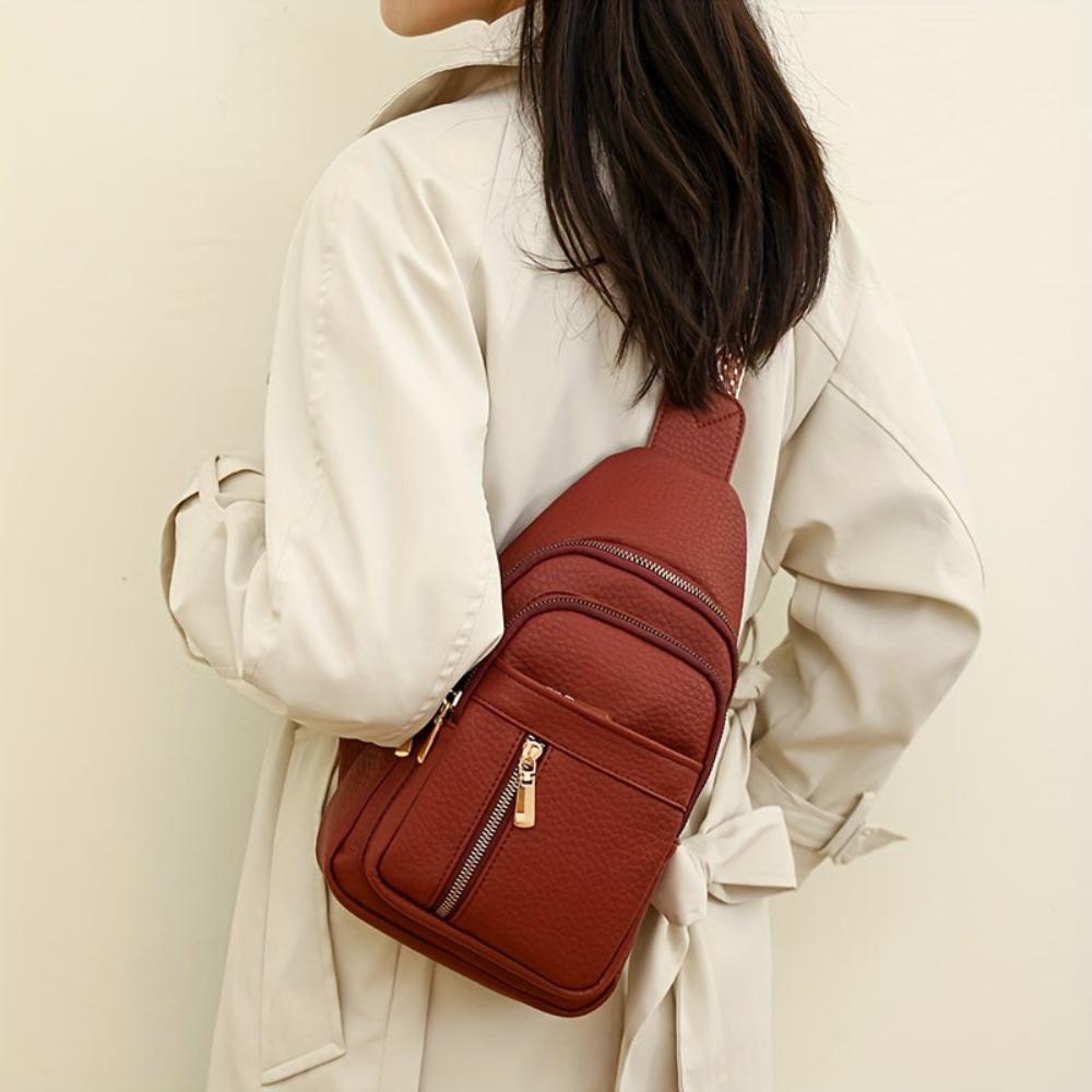 Hazel Vintage Chest Crossbody Tasche