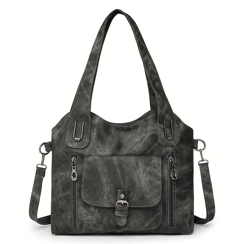 Emilia’s Geräumige Schultertasche im Retro-Stil